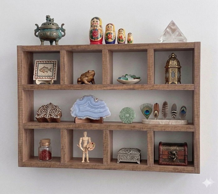 Hanah Home Raf354 Estantería Decorativa de Madera Hanah Home Raf354 Estantería Decorativa de Madera